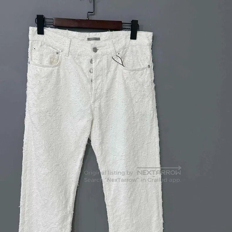 Dior Dior Distressed White Denim Jeans. Size US 31 - 2 Thumbnail