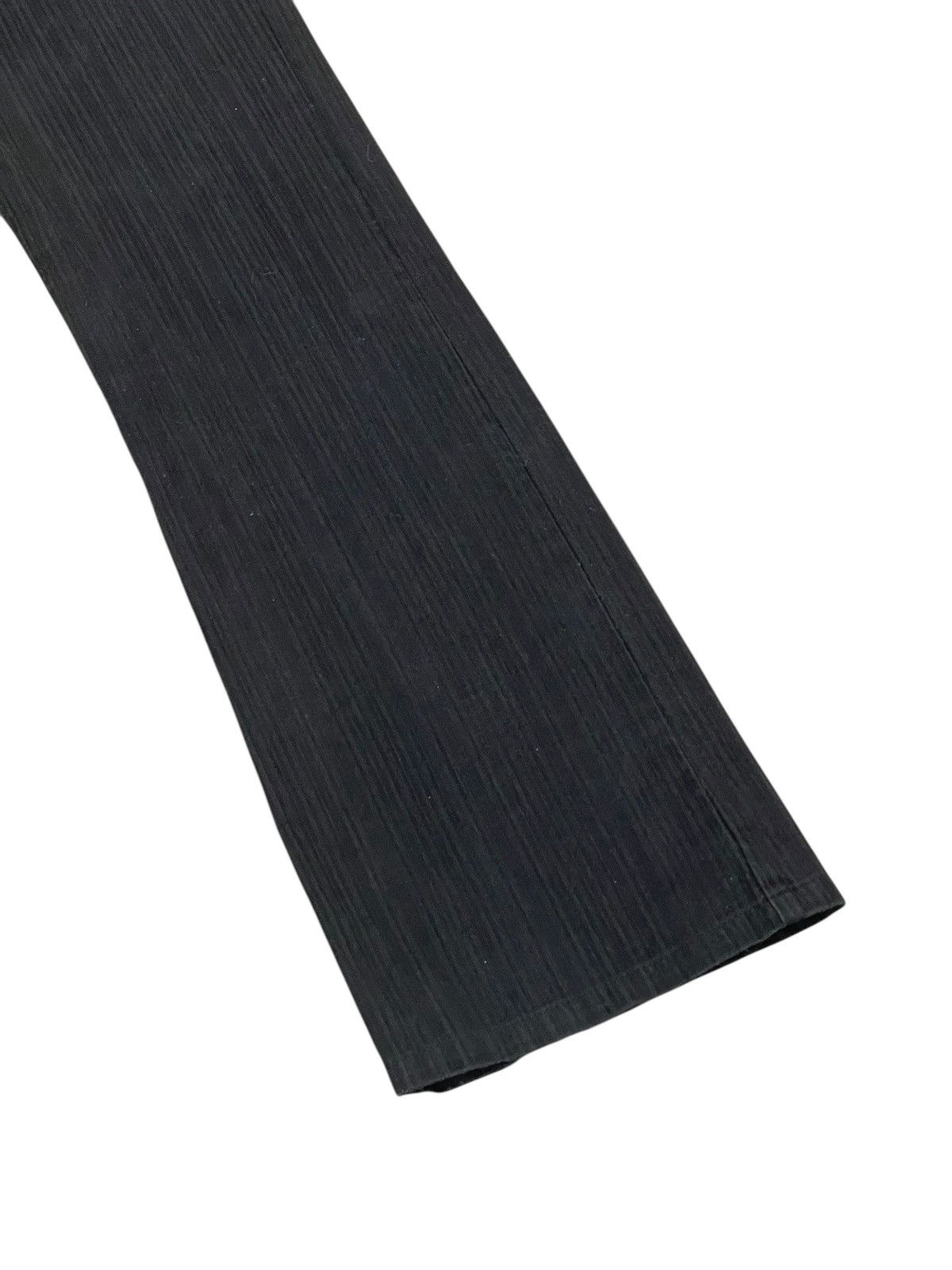 Japanese Brand Flare Jeans Mens Melrose Striped Boot Cut 8🟦 Size US 31 - 4 Thumbnail