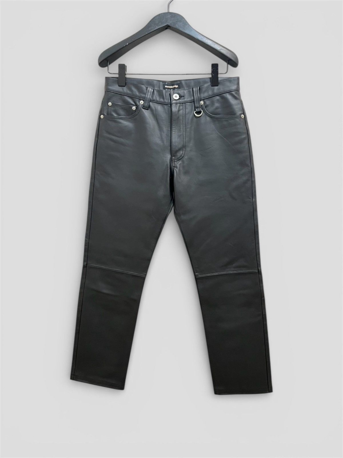 semanticdesign Semantic Design Genuine Cowhide Leather Pants Size US 30 / EU 46 - 1 Thumbnail