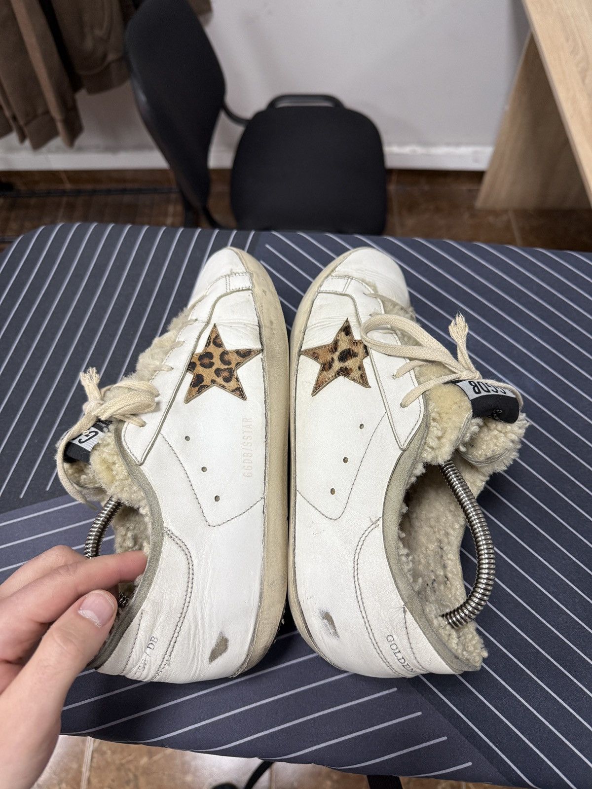 Golden Goose 🇮🇹 Golden Goose Superstar Leather Trainers GGDB Made in Italy Size US 9 / EU 42 - 7 Thumbnail