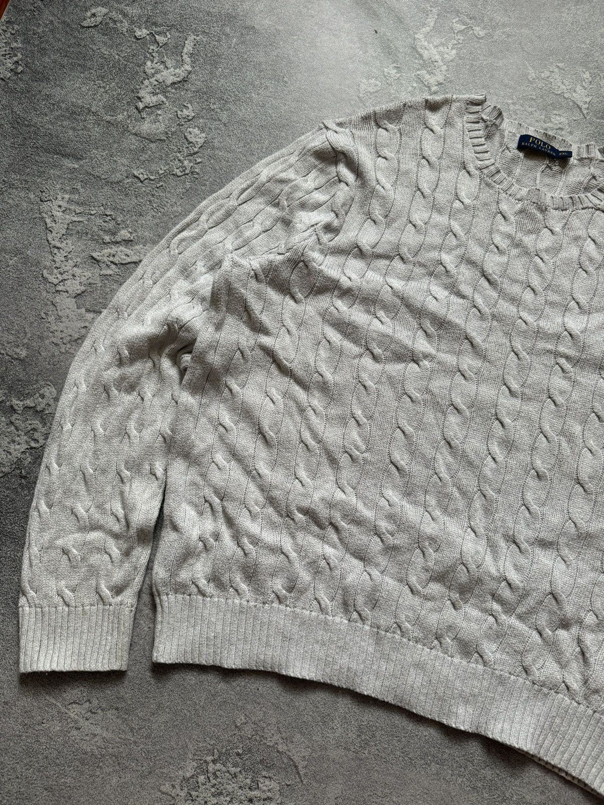 Polo Ralph Lauren Polo Ralph Lauren XL cable knit sweater jumper pullover Size US XXL / EU 58 / 5 - 5 Thumbnail