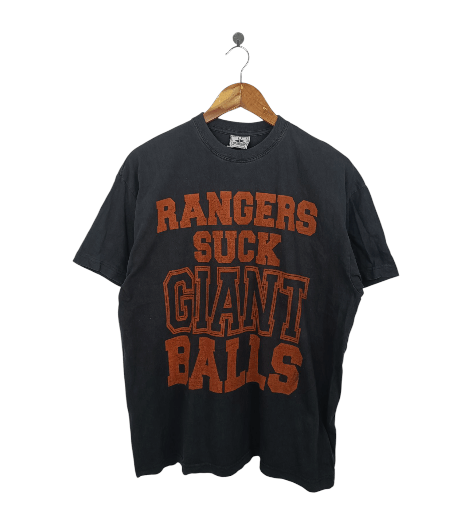 NFL VINTAGE RANGERS SUCK GIANTS BALLS NFL HUMOR TEE Size US L / EU 52-54 / 3 - 1 Thumbnail