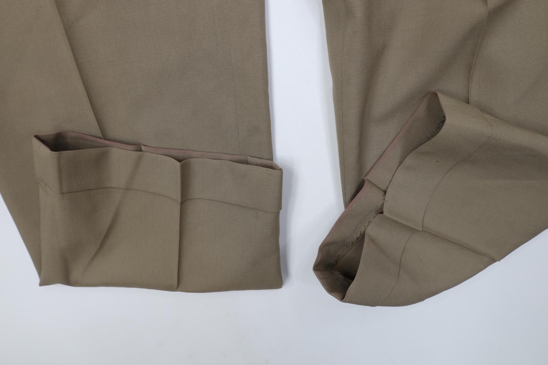 Vintage Vintage 90s Streetwear Gabardine Knit Wide Leg Chino Pants Size US 34 / EU 50 - 5 Thumbnail