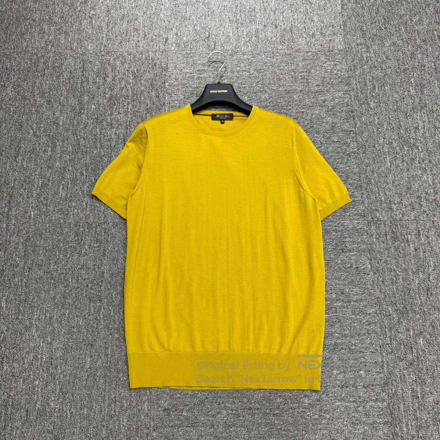 Loro Piana LORO PIANA Wool knit short-sleeved shirt| Size US M / EU 48-50 / 2 - 1 Thumbnail