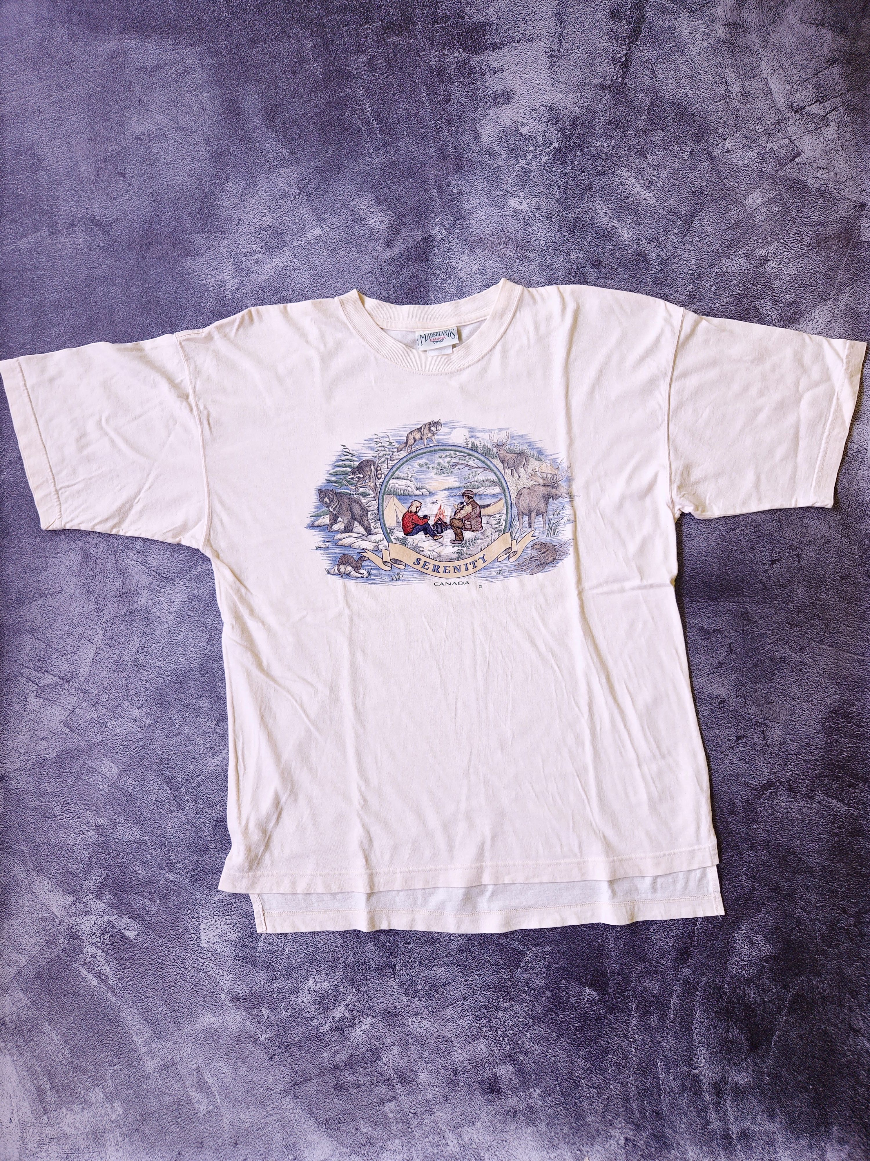 Vintage Vintage Marshlands Canada T-Shirt 90s "Serenity" Size US L / EU 52-54 / 3 - 1 Thumbnail