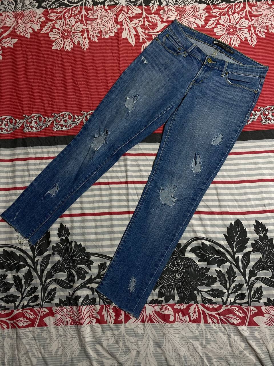 Levi's × Vintage Vintage 90s Levi’s 517 Boot Cut Made in USA Size US 27 - 3 Thumbnail