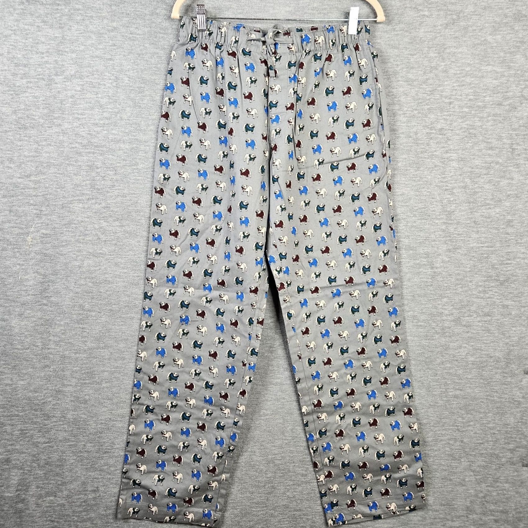 Banana Republic Banana Republic Pajama Lounge Pants Pug Dog Printed Flannel Cotton Men's M Size US 31 - 2 Thumbnail
