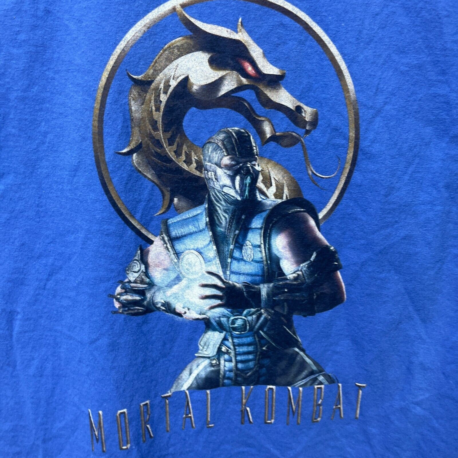 Disney × Vintage Vintage Y2K Mortal Kombat Game T-Shirt XL Size US XL / EU 56 / 4 - 7 Thumbnail