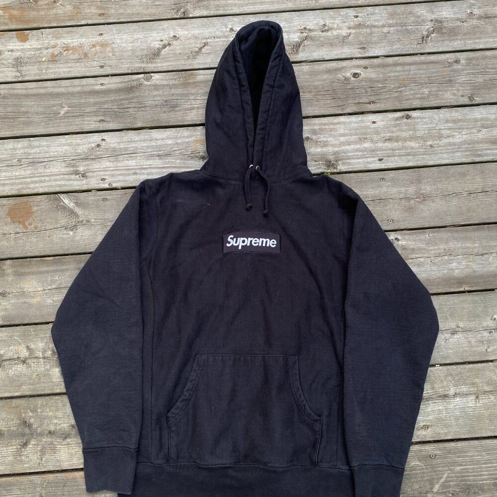 Supreme Supreme Box Logo Hoodie Sweatshirt Medium Black Size US M / EU 48-50 / 2 - 3 Thumbnail