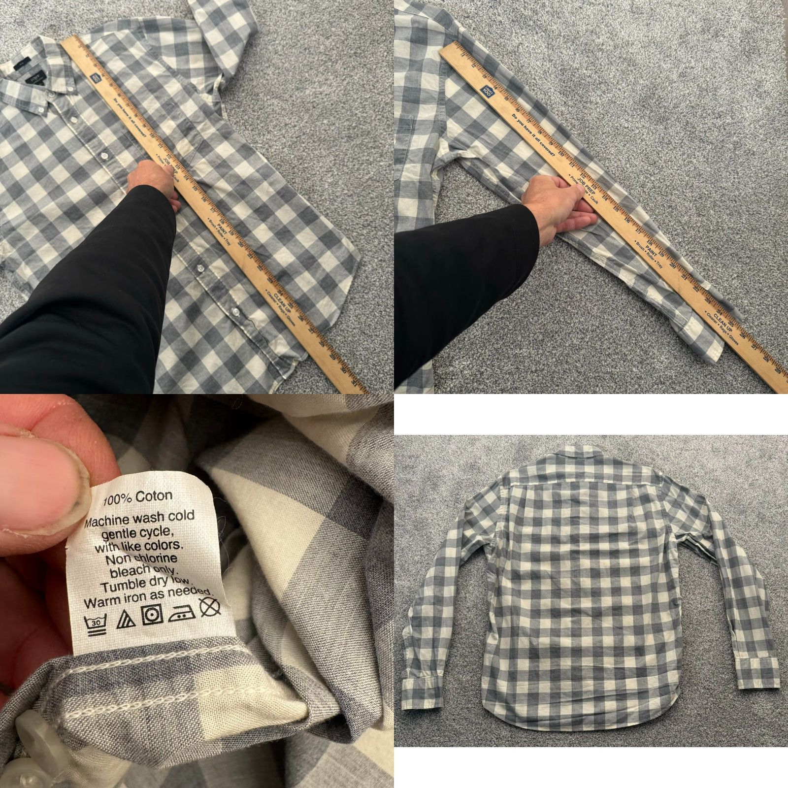 J.Crew J. Crew Button-Up Shirt Mens M Slim Fit Gingham Checkered Academia Preppy Shirt Casual Business Travel Multicolor Cotton Size US M / EU 48-50 / 2 - 8 Thumbnail