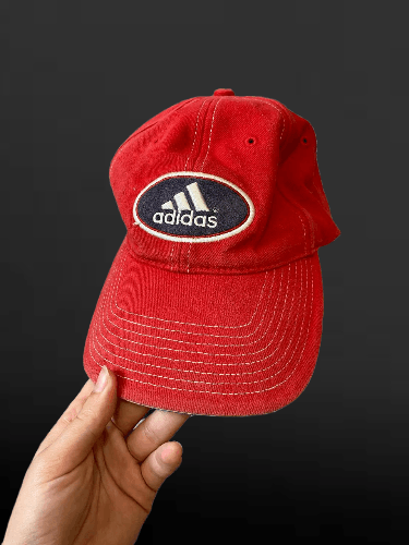 Adidas Adidas Cap Red Men's Casual Size ONE SIZE - 1 Thumbnail