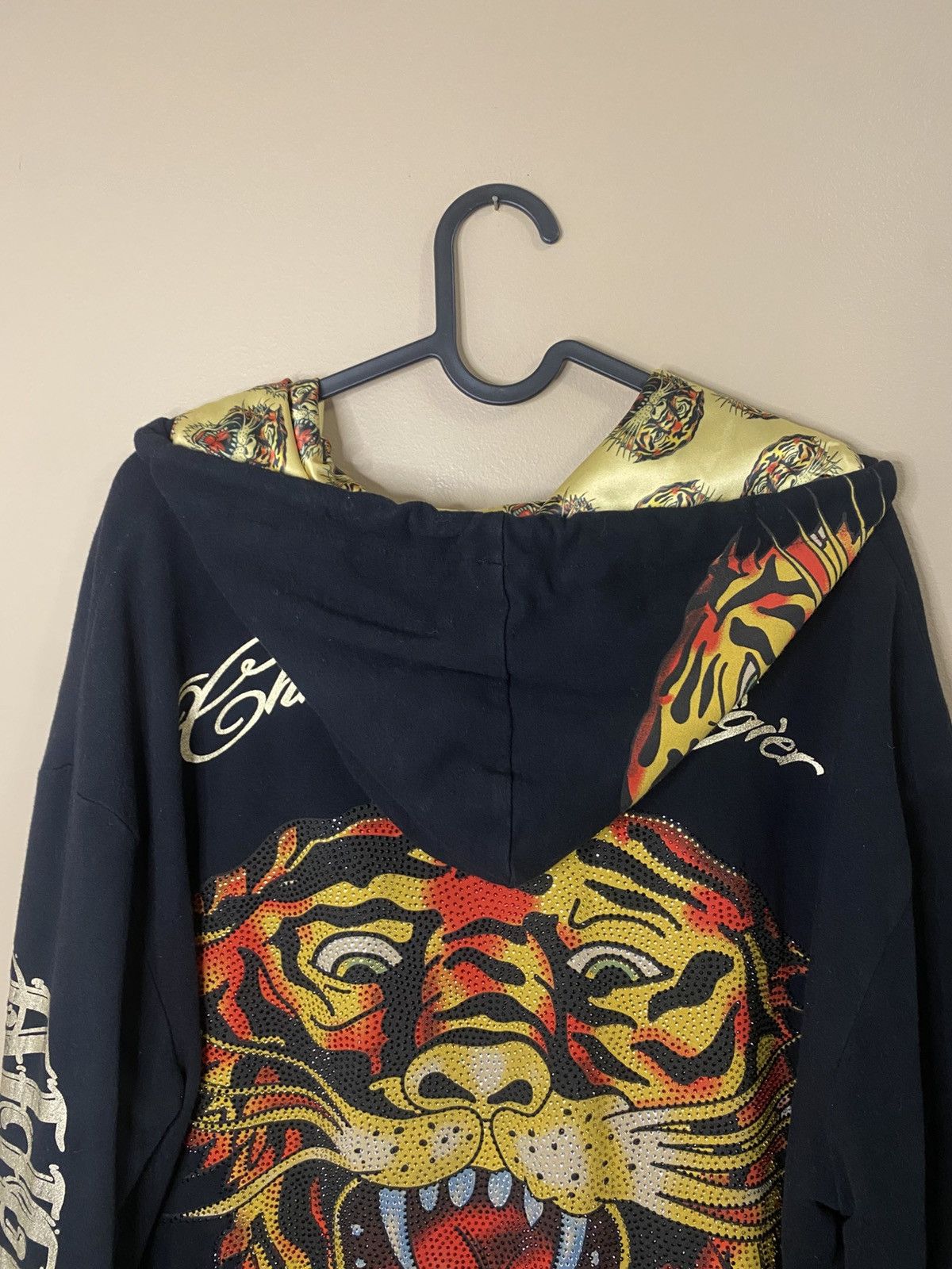 Christian Audigier Vintage Ed Hardy by Christian Audigier Zip Up Sweater Size US XL / EU 56 / 4 - 10 Thumbnail