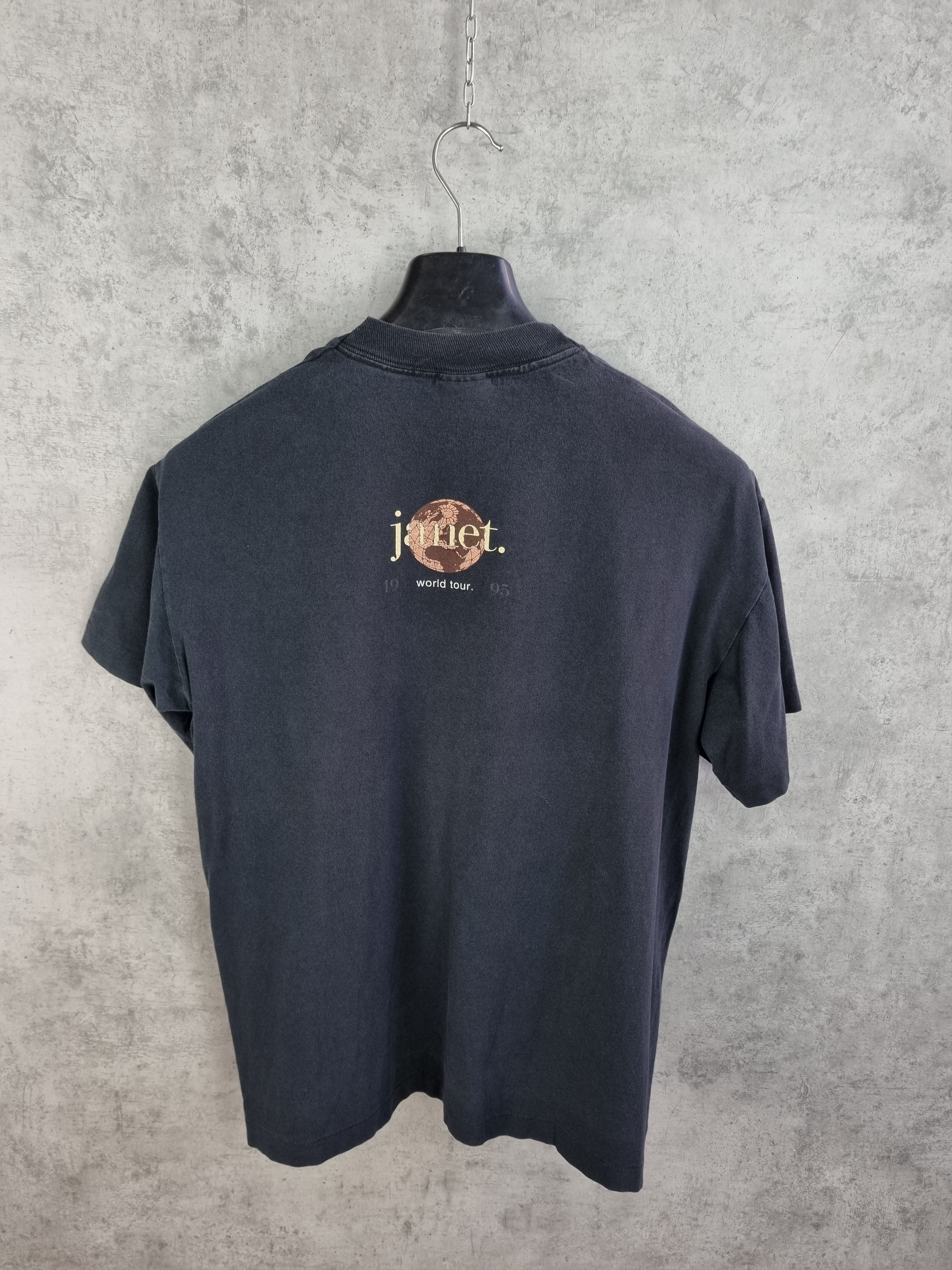 Band Tees × Vintage Janet World Tour 1995 Big Portret Print Vintage Tee shirt Size US L / EU 52-54 / 3 - 7 Thumbnail