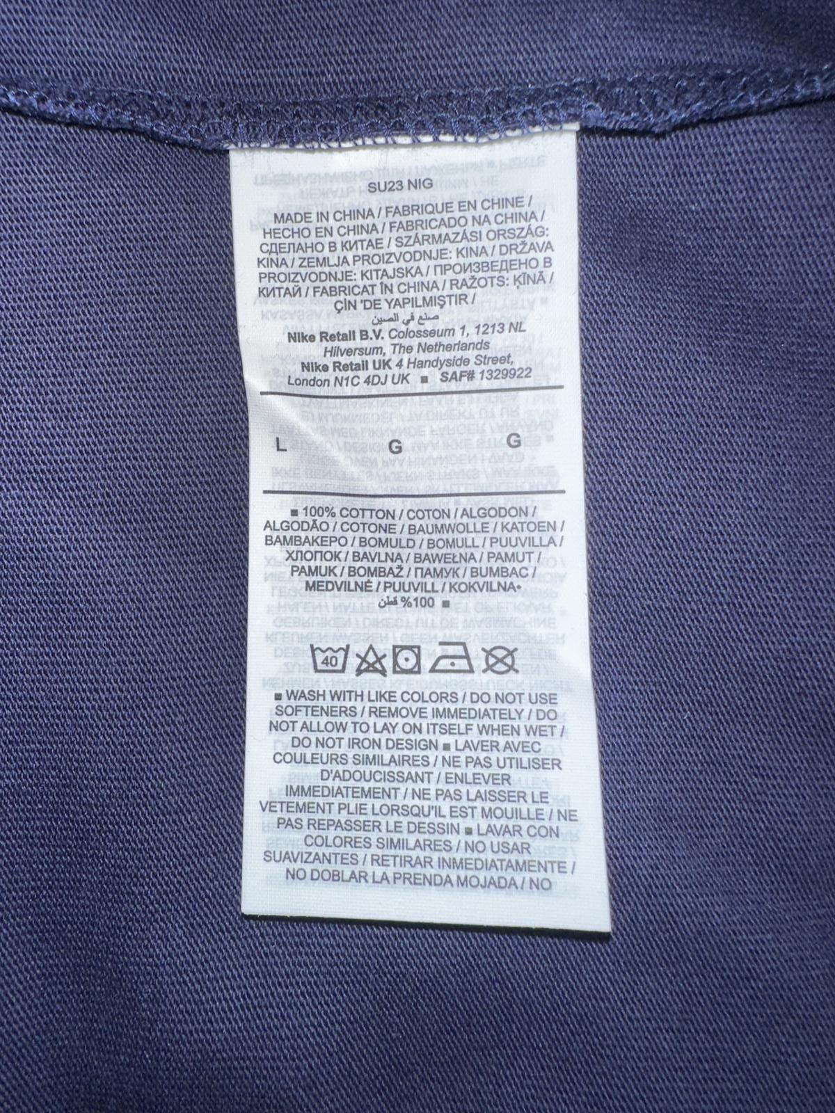 Nike Nike Kashima Antlers School Wear Blue T-Shirt Sample Size US L / EU 52-54 / 3 - 5 Thumbnail