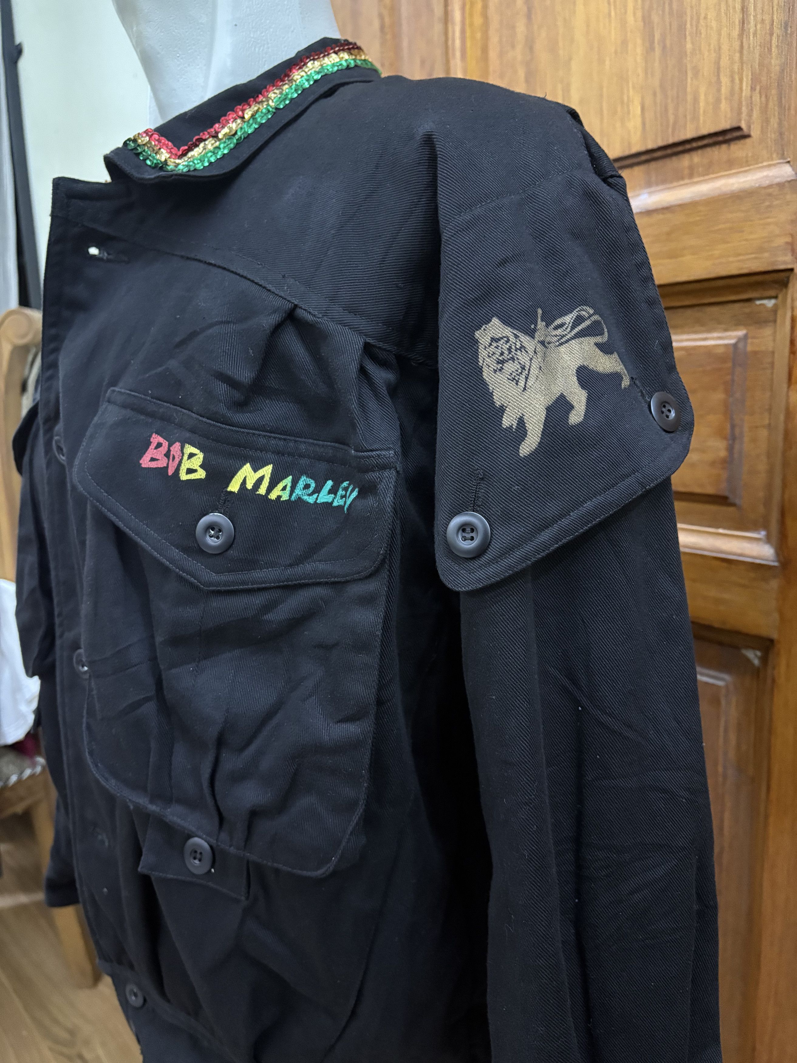 Other Bob Marley Denim Jacket Bombers Size US M / EU 48-50 / 2 - 4 Thumbnail