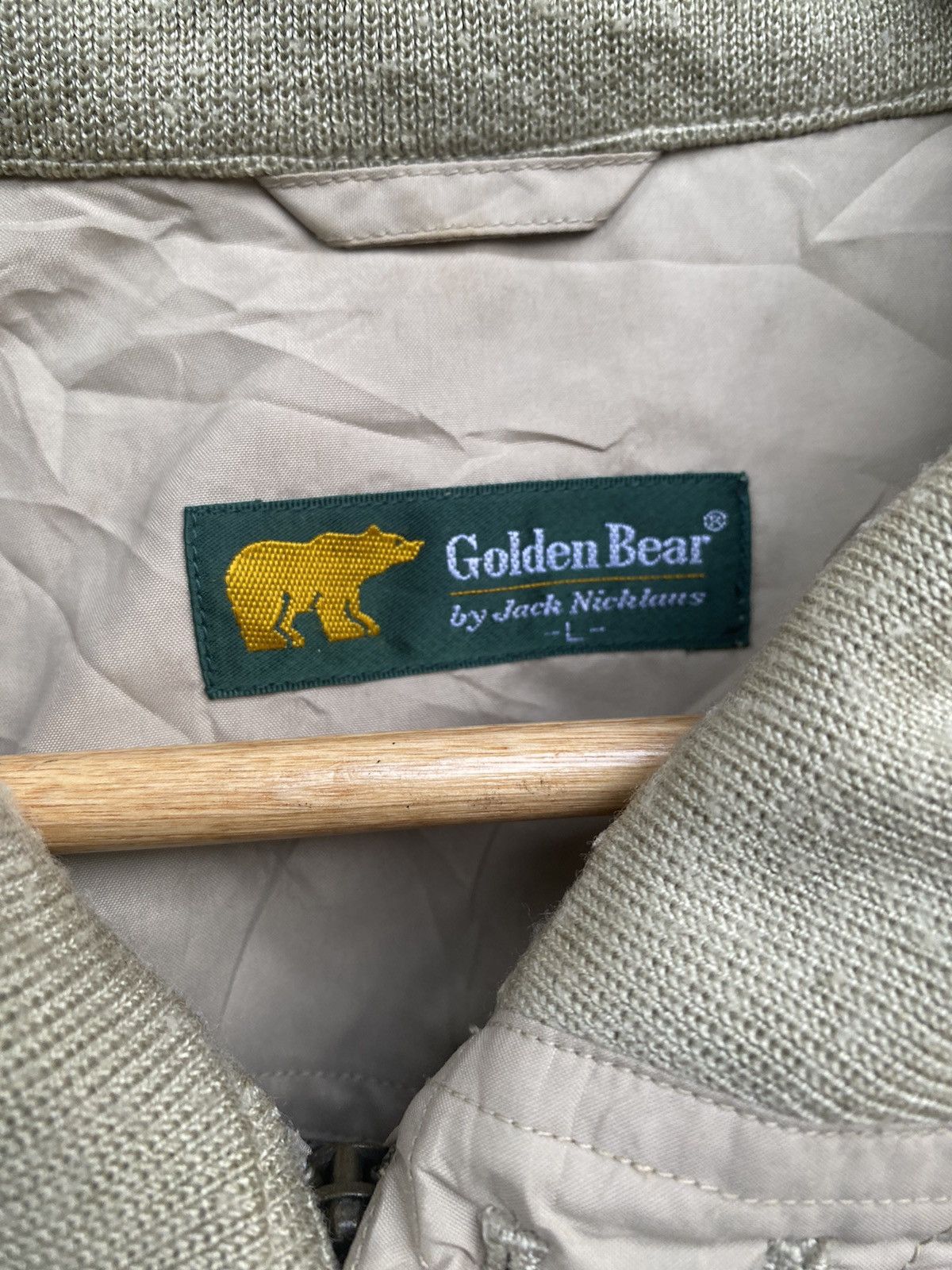 Golden Bear × Japanese Brand × Vintage Vintage Golden Bear Jack Nickland Zipper Jacket Size US L / EU 52-54 / 3 - 4 Thumbnail