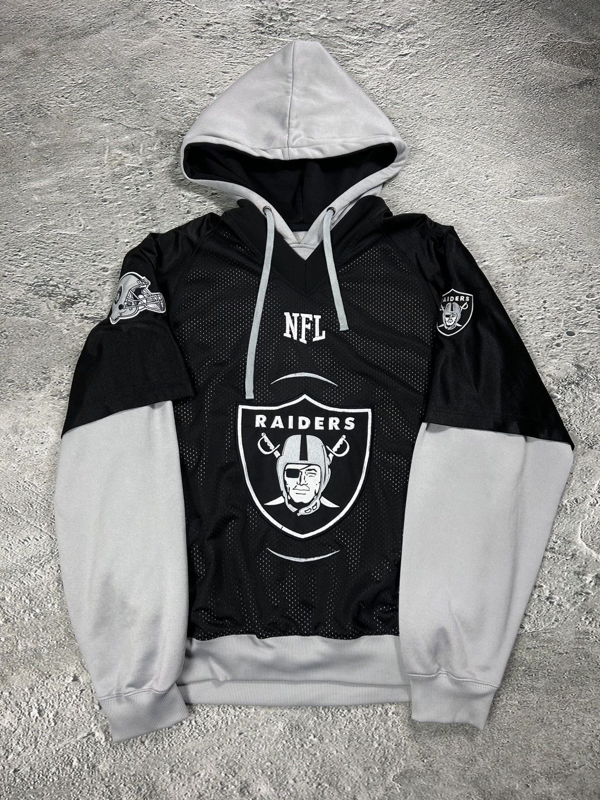 NFL NFL Raiders Orlando hoodie with jersey black grey Size US XL / EU 56 / 4 - 1 Thumbnail