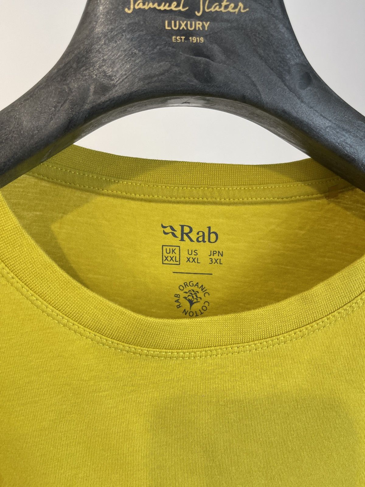 Rab Rab tee t-shirt yellow men’s XXL Size US XXL / EU 58 / 5 - 6 Thumbnail