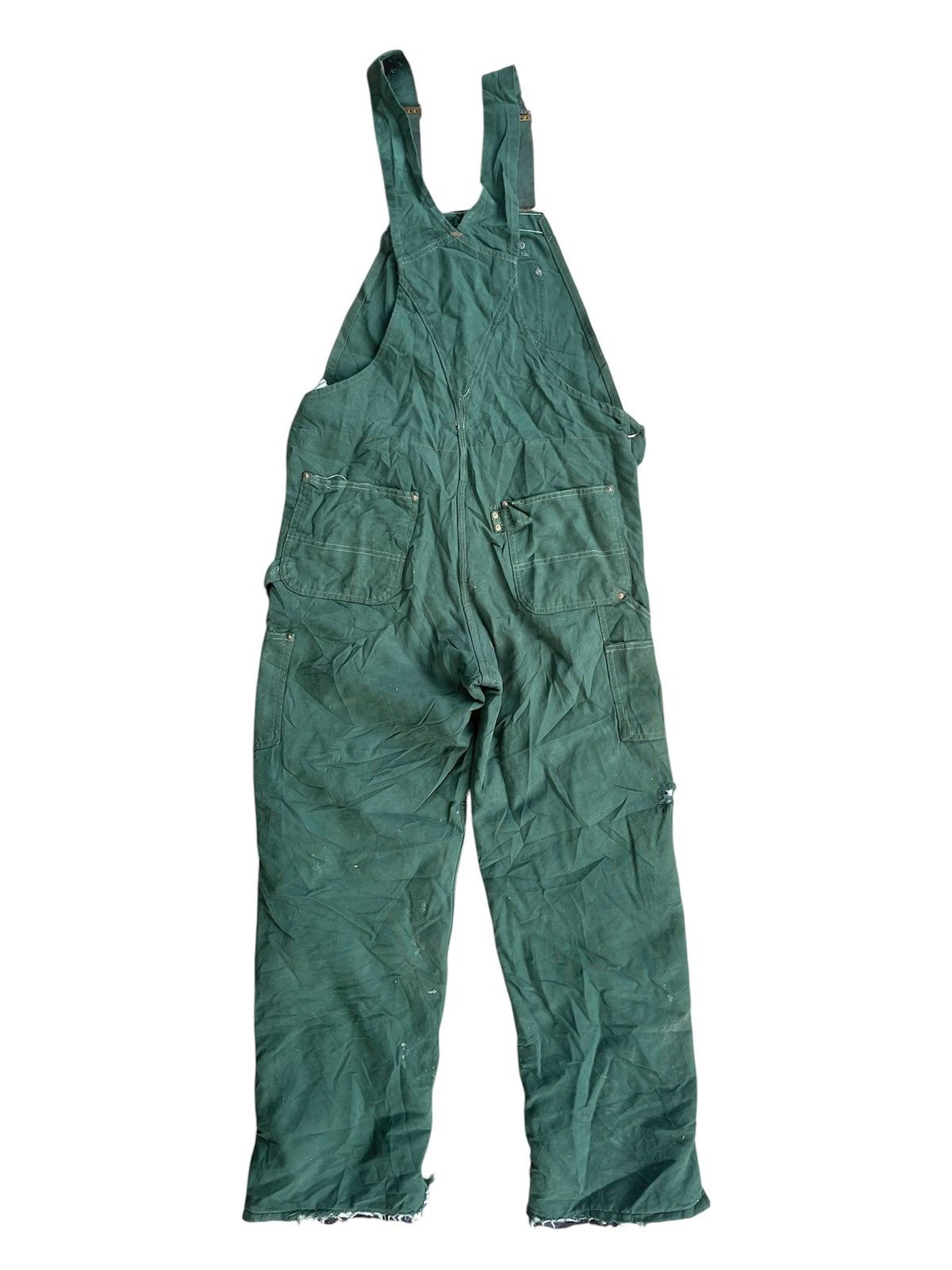 Carhartt Vintage Carhartt Distressed Sandstone Overalls Double Knee Size US 38 / EU 54 - 13 Thumbnail