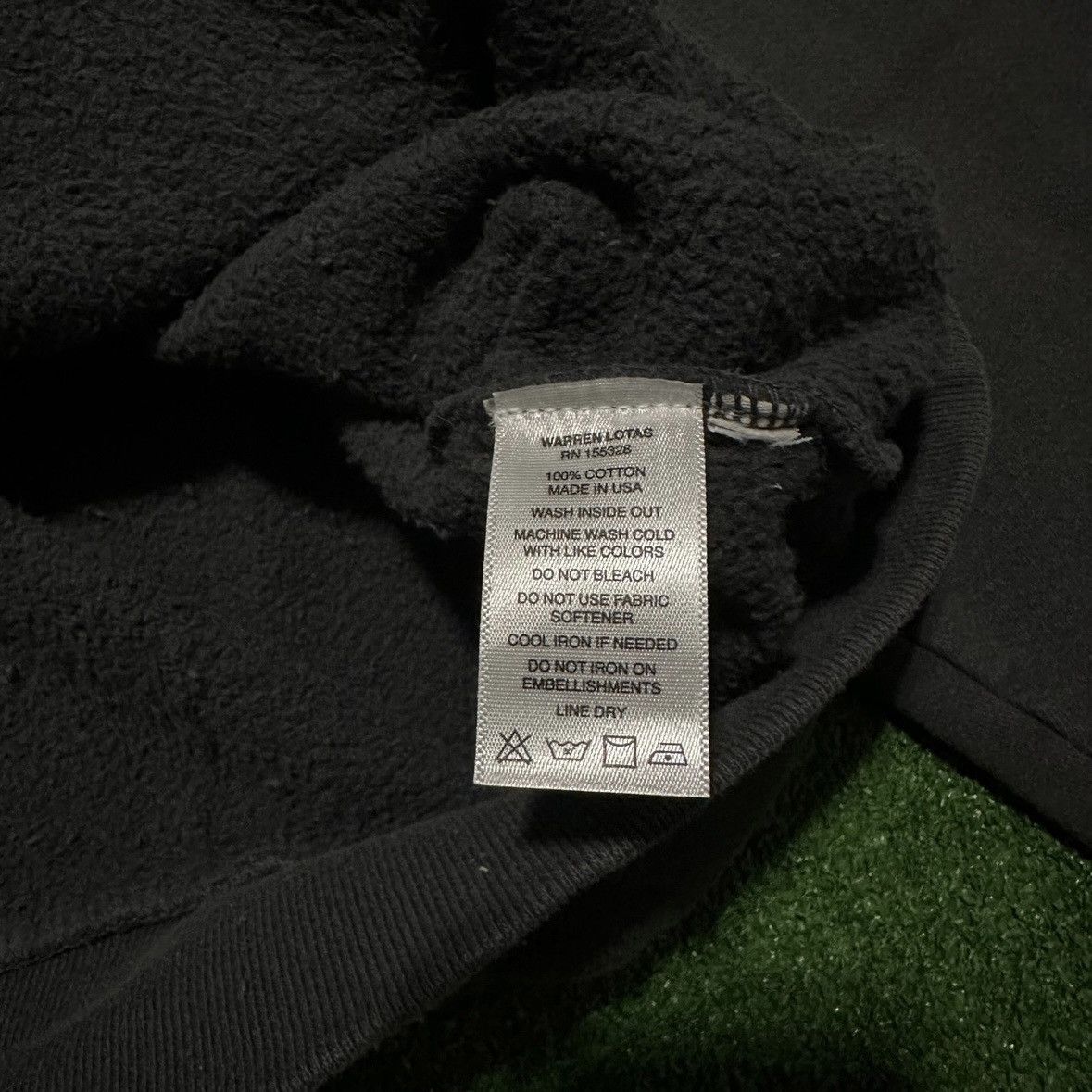 Warren Lotas Warren Lotas The Protector Black Stonewash Hoodie Size US XL / EU 56 / 4 - 9 Thumbnail