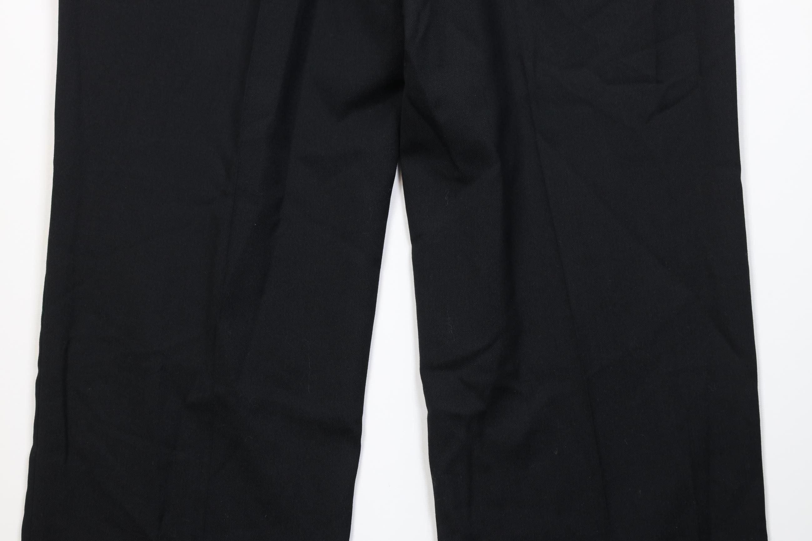 Vintage Vintage 90s Streetwear Wool Herringbone Wide Leg Chino Pants Size US 34 / EU 50 - 14 Thumbnail