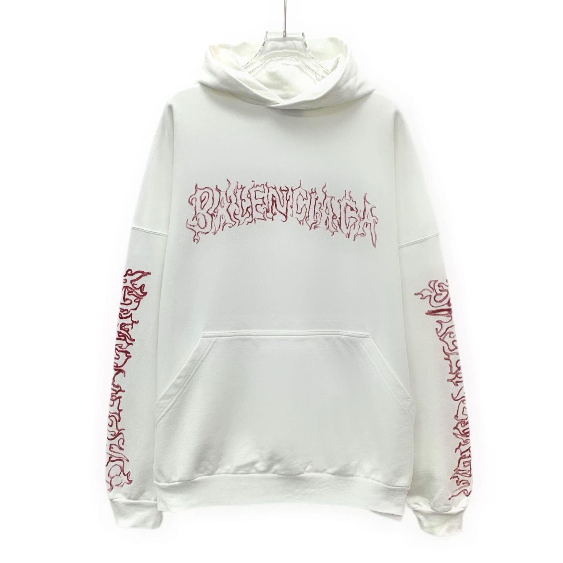 Balenciaga Balenciaga White Hoodie M Men Size US M / EU 48-50 / 2 - 1 Thumbnail