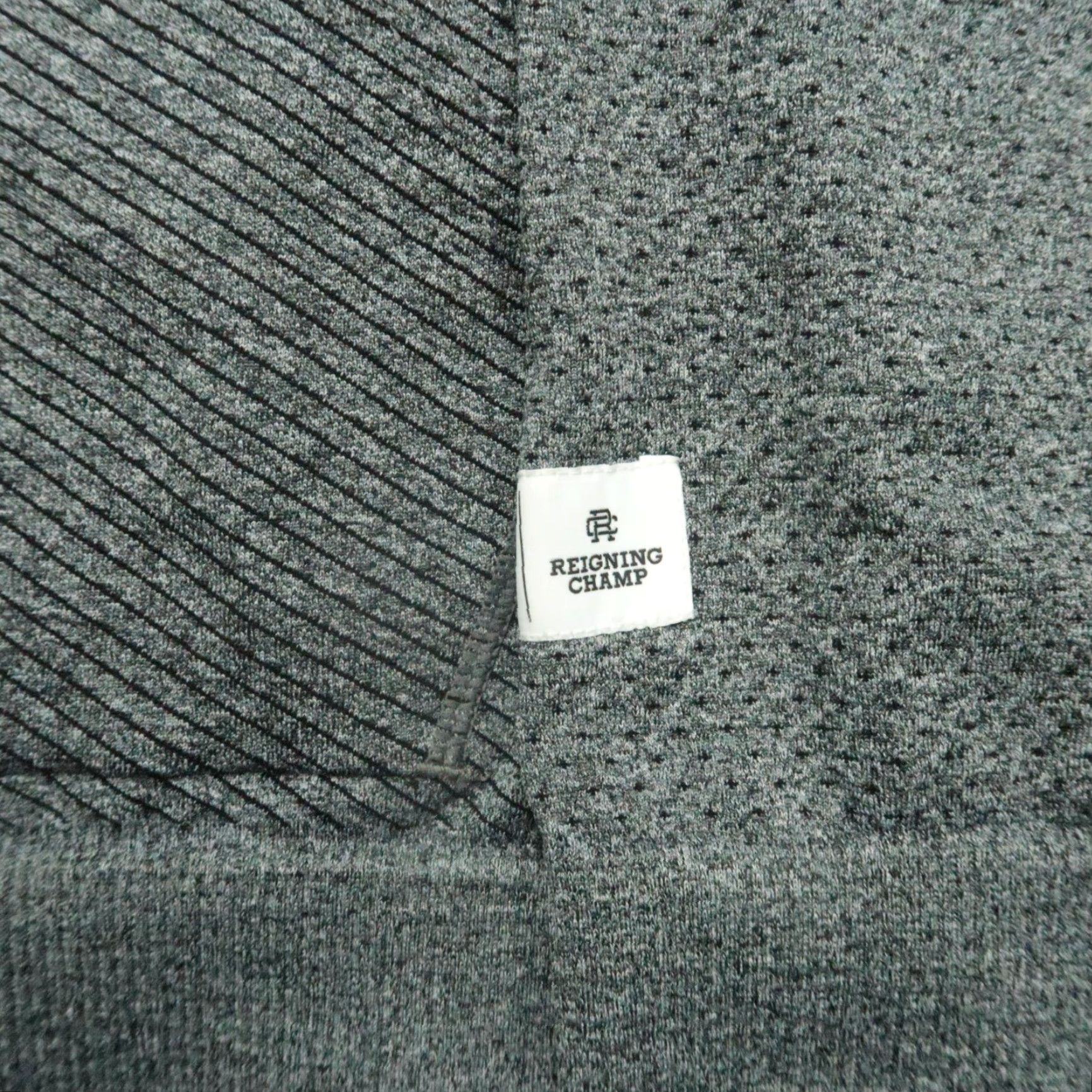 Reigning Champ Reigning Champ Jacket Women's Small Gray Bomber Full Zip Pockets Seamless Knit Mid-Length Size S / US 4 / IT 40 - 6 Thumbnail