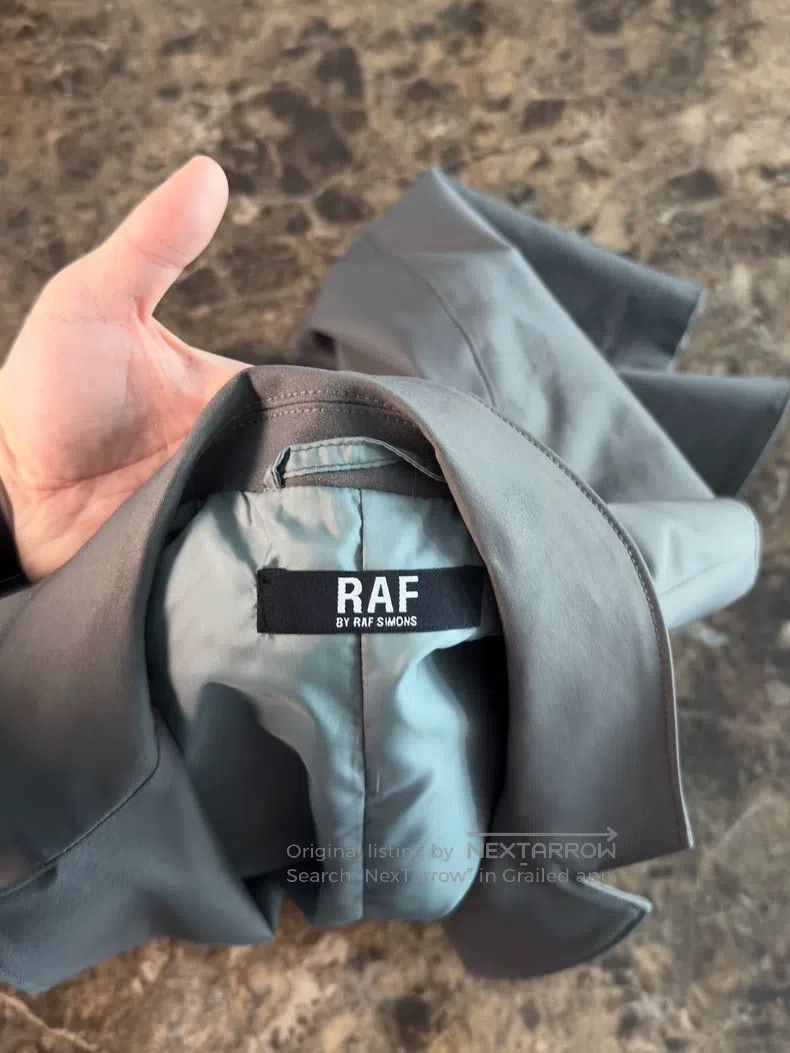 Raf Simons Raf Simons Metal fibre Metallo gray high-top luxury suit j Size 48R - 4 Thumbnail