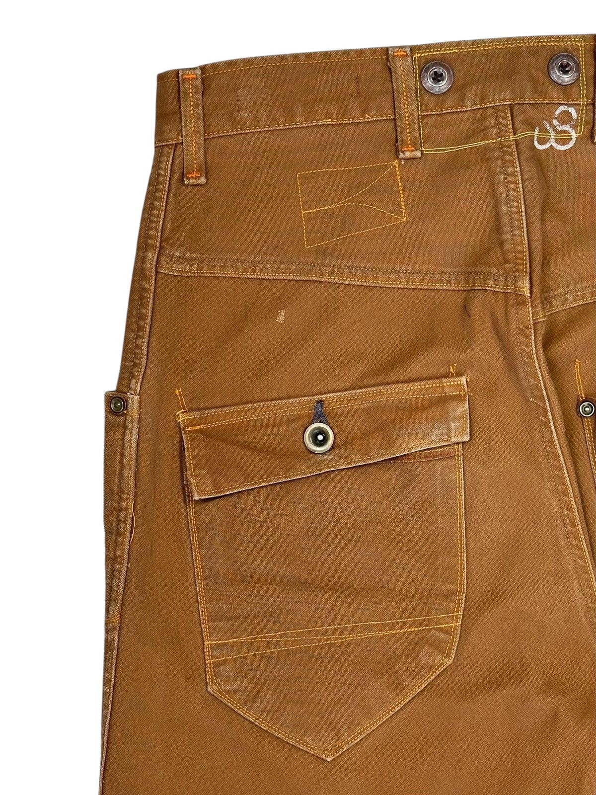 Johnbull 2000s JOHNBULL SELVEDGE CANVAS UTILITY PANTS Size US 29 - 7 Thumbnail