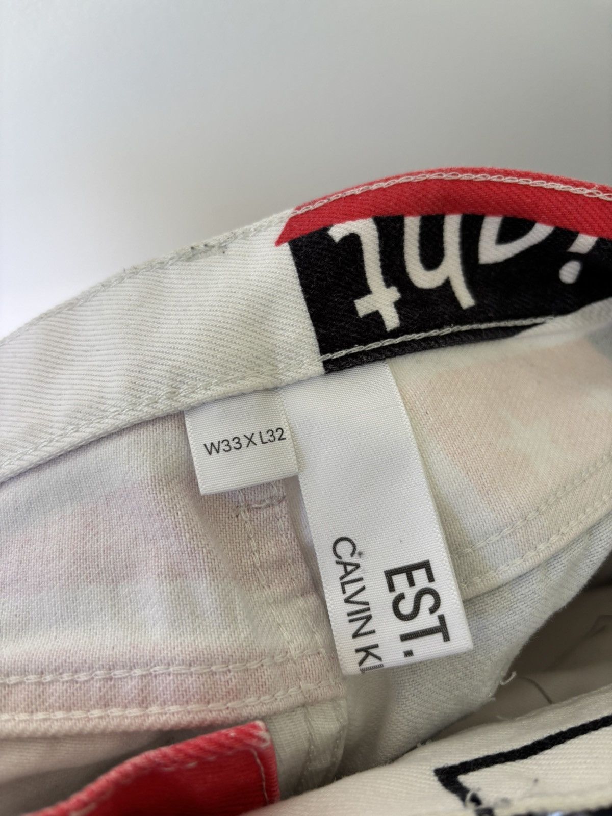 Calvin Klein 205W39NYC Calvin Klein 209W39NYC Printed Denim Size US 33 - 7 Thumbnail