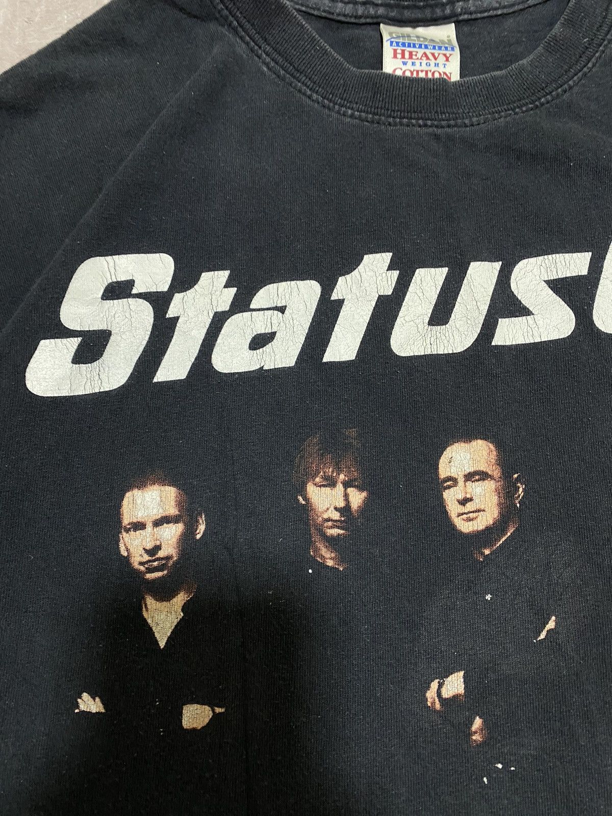Band Tees × Vintage VTG Status Quo Heavy Traffic World Tour T Shirt Summer 2003 Size US XL / EU 56 / 4 - 5 Thumbnail