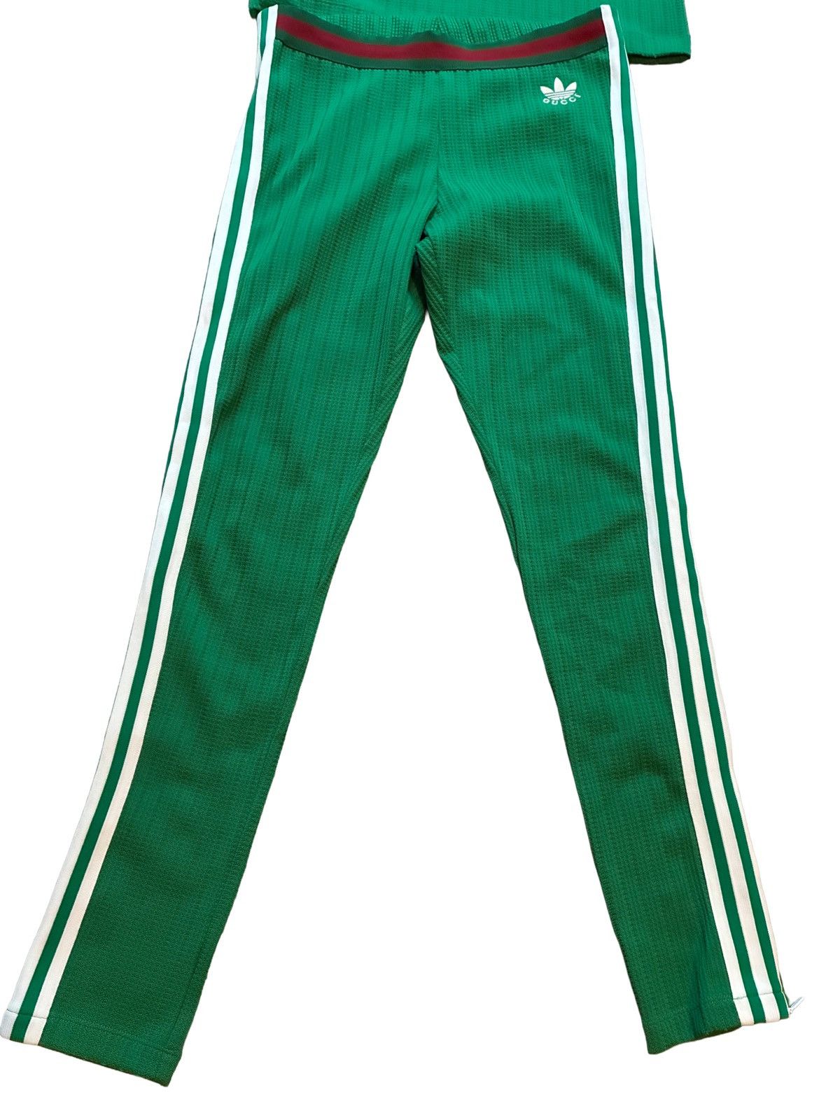 Adidas × Gucci Gucci x Adidas Green Tracksuit – Short Sleeve Size US M / EU 48-50 / 2 - 5 Thumbnail