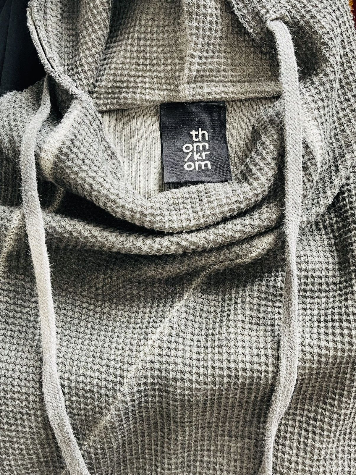 Thom Krom Thank krom waffle fabric hoodie Size US M / EU 48-50 / 2 - 2 Thumbnail