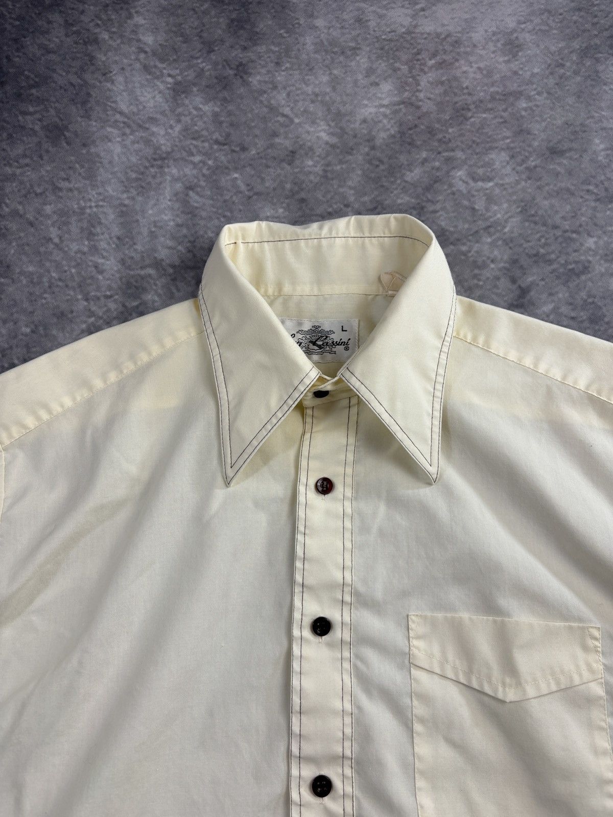 Oleg Cassini Vintage Oleg Cassini Short Sleeve Buttonup Polo Shirt Summer Size US L / EU 52-54 / 3 - 9 Thumbnail