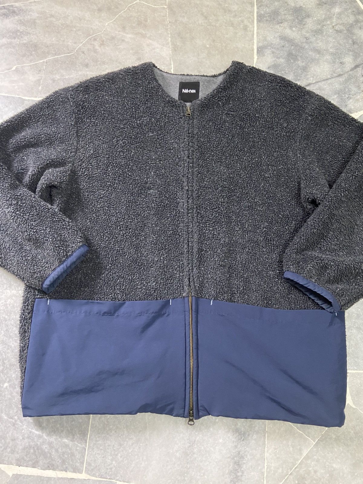 Issey Miyake Issey Miiyake Ne Net Fleece Zipper Jacket Size US M / EU 48-50 / 2 - 2 Thumbnail