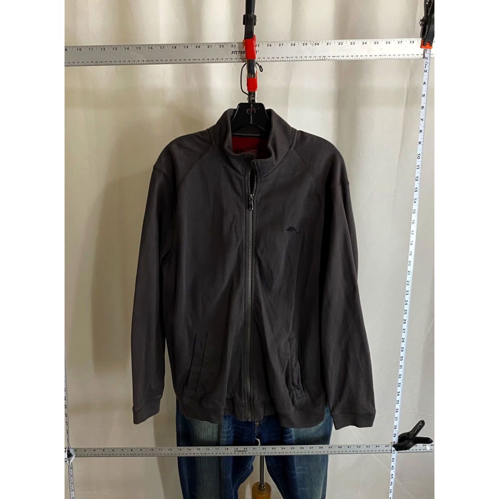 Tommy Bahama Tommy Bahama Sweater Gray Full Zip Large L Mens Cardigan Shopwear Size US L / EU 52-54 / 3 - 2 Thumbnail