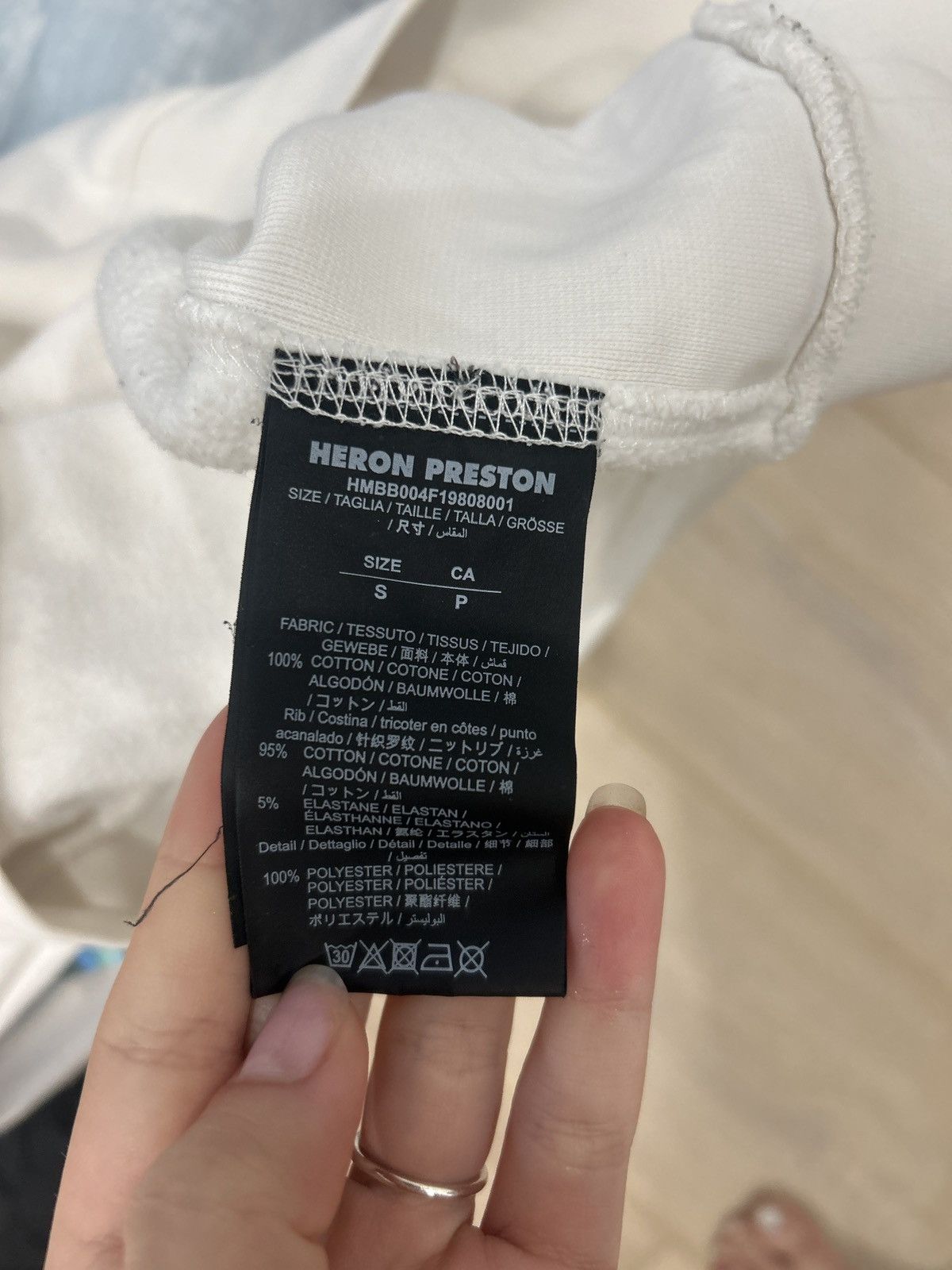 Heron Preston White preston heron hoodie Size US L / EU 52-54 / 3 - 7 Thumbnail