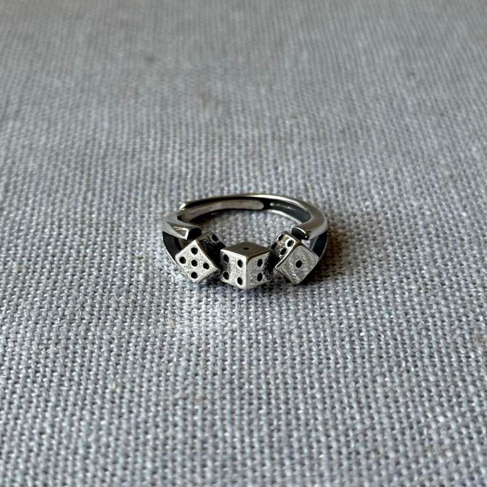 Other Silver dice unique thin chrome MENS2 Size ONE SIZE - 1 Thumbnail