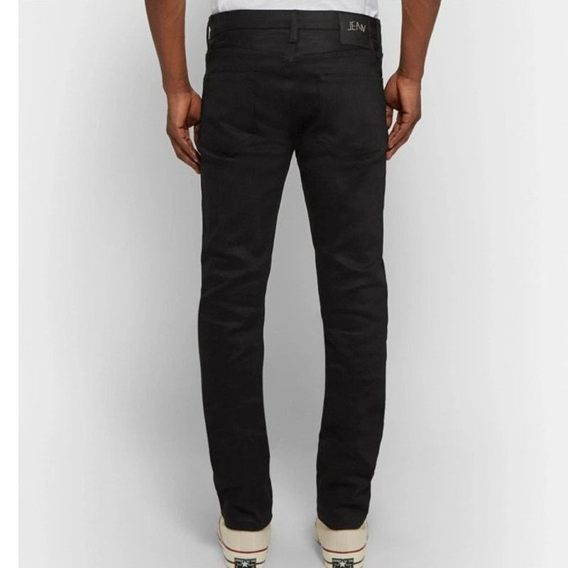 Jean Shop Jean Shop Jim Stretch Selvedge Jeans in Raw Black Size 33 Size US 33 - 1 Thumbnail