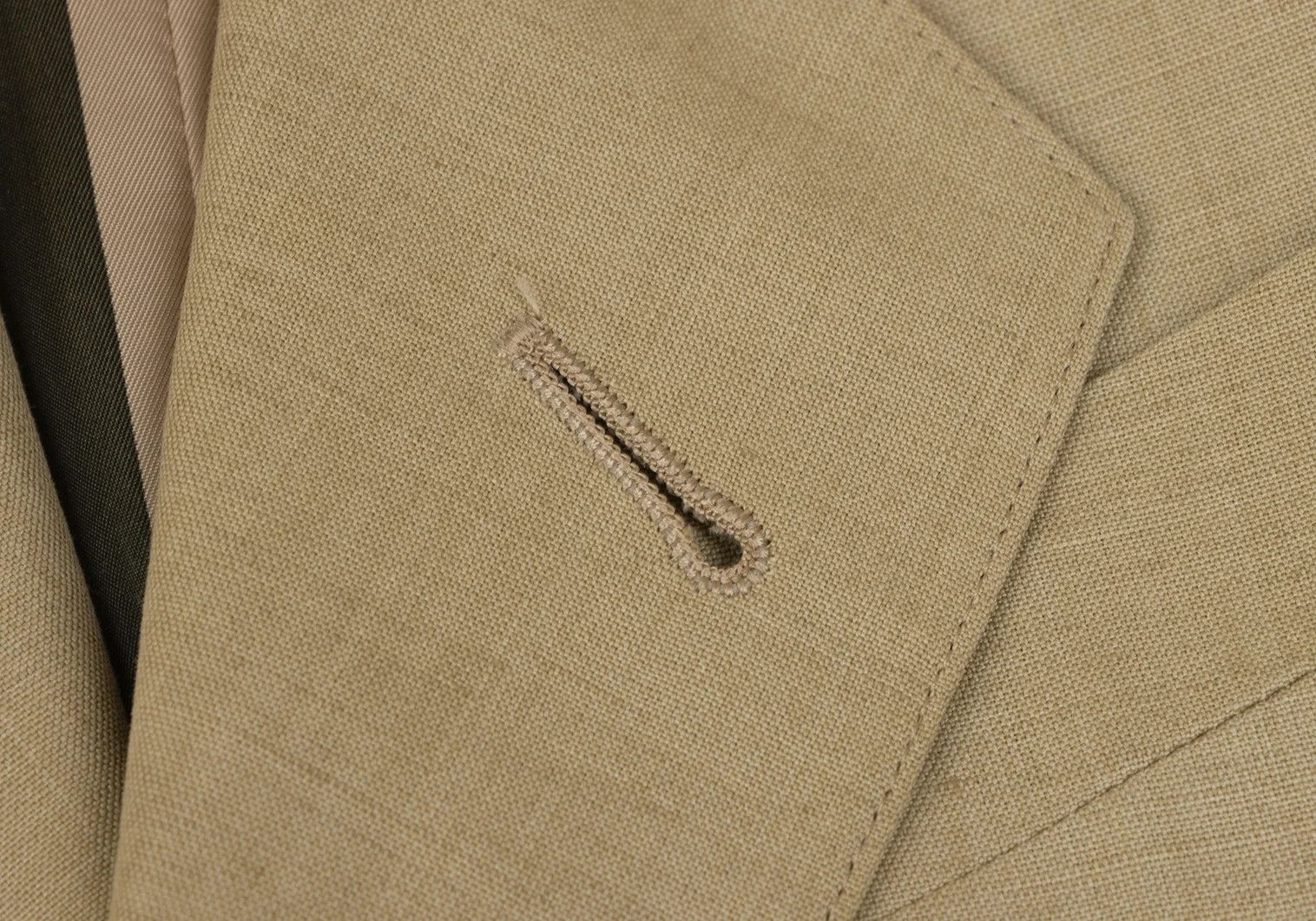 Jean Paul Gaultier Cotton Linen 3-Button Jacket in Beige, Size M Size US M / EU 48-50 / 2 - 5 Thumbnail