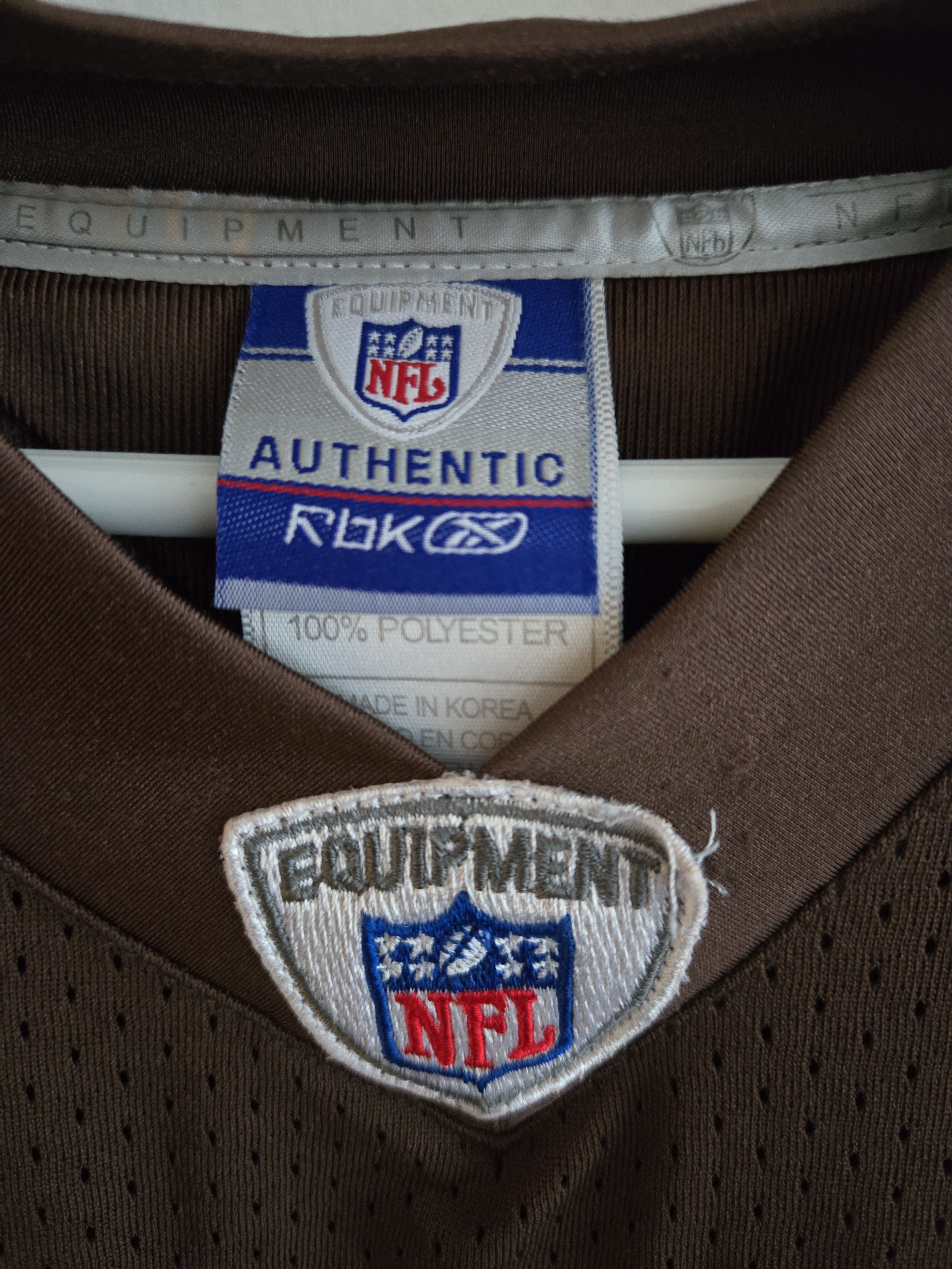NFL × Reebok Authentic Brady Quinn - Reebok Size 48 - Cleveland Browns Size US M / EU 48-50 / 2 - 5 Thumbnail