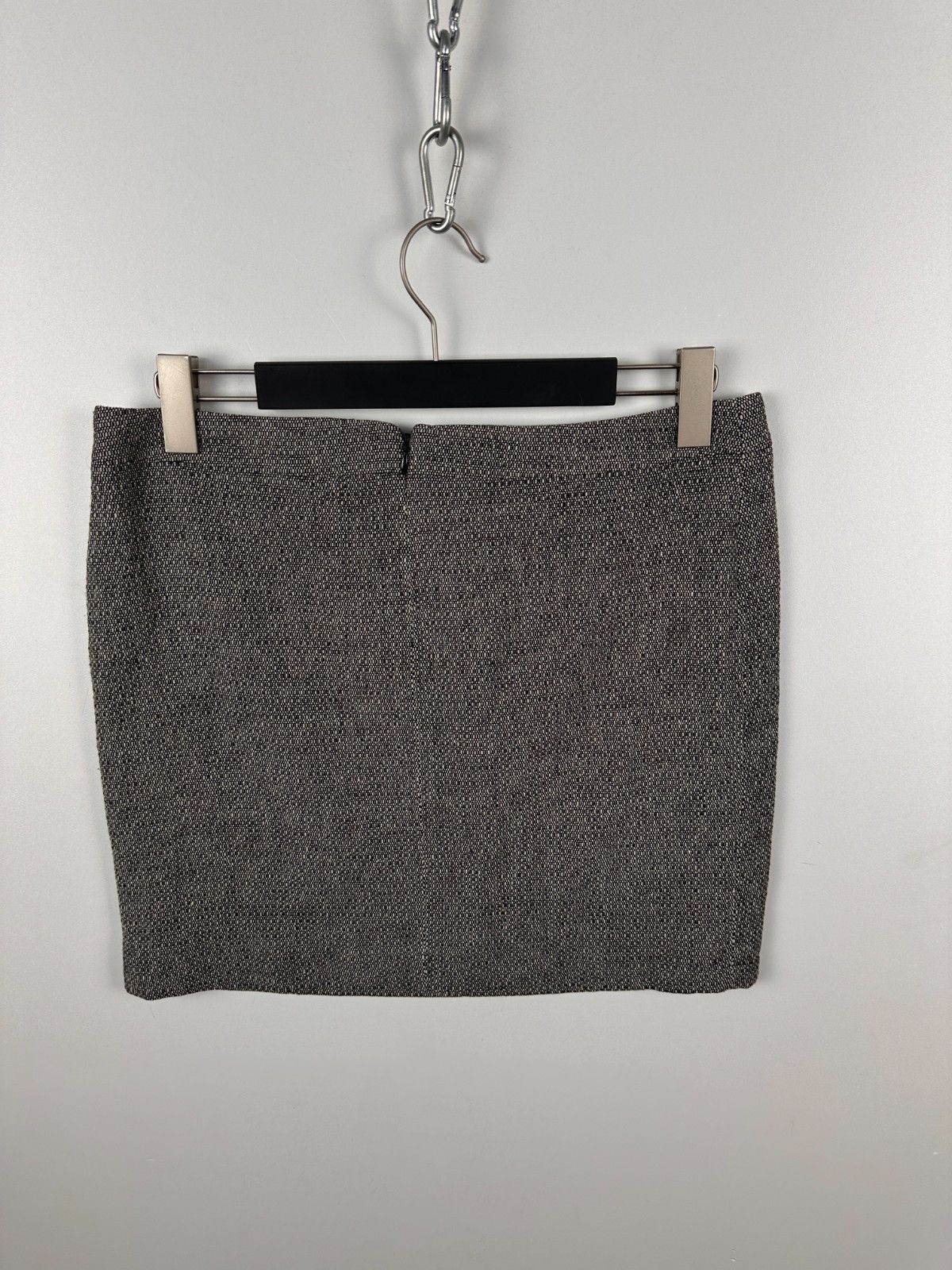 Stella McCartney Stella McCartney Wool Mini Skirt Embroidery Print Grey Size 30" / US 8 / IT 44 - 4 Thumbnail