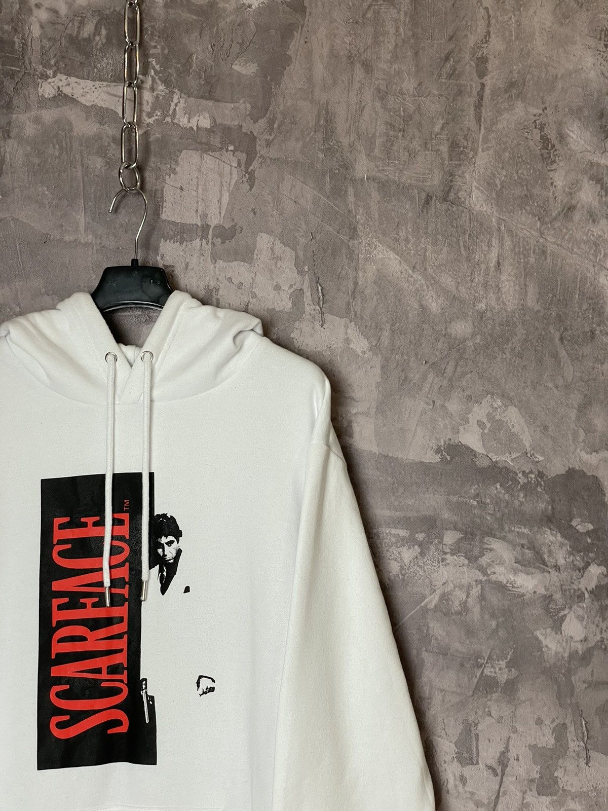 Vintage Vintage Scarface Hoodie Tony Montana Movie SCARFACE Big LOGO Size US XL / EU 56 / 4 - 3 Thumbnail