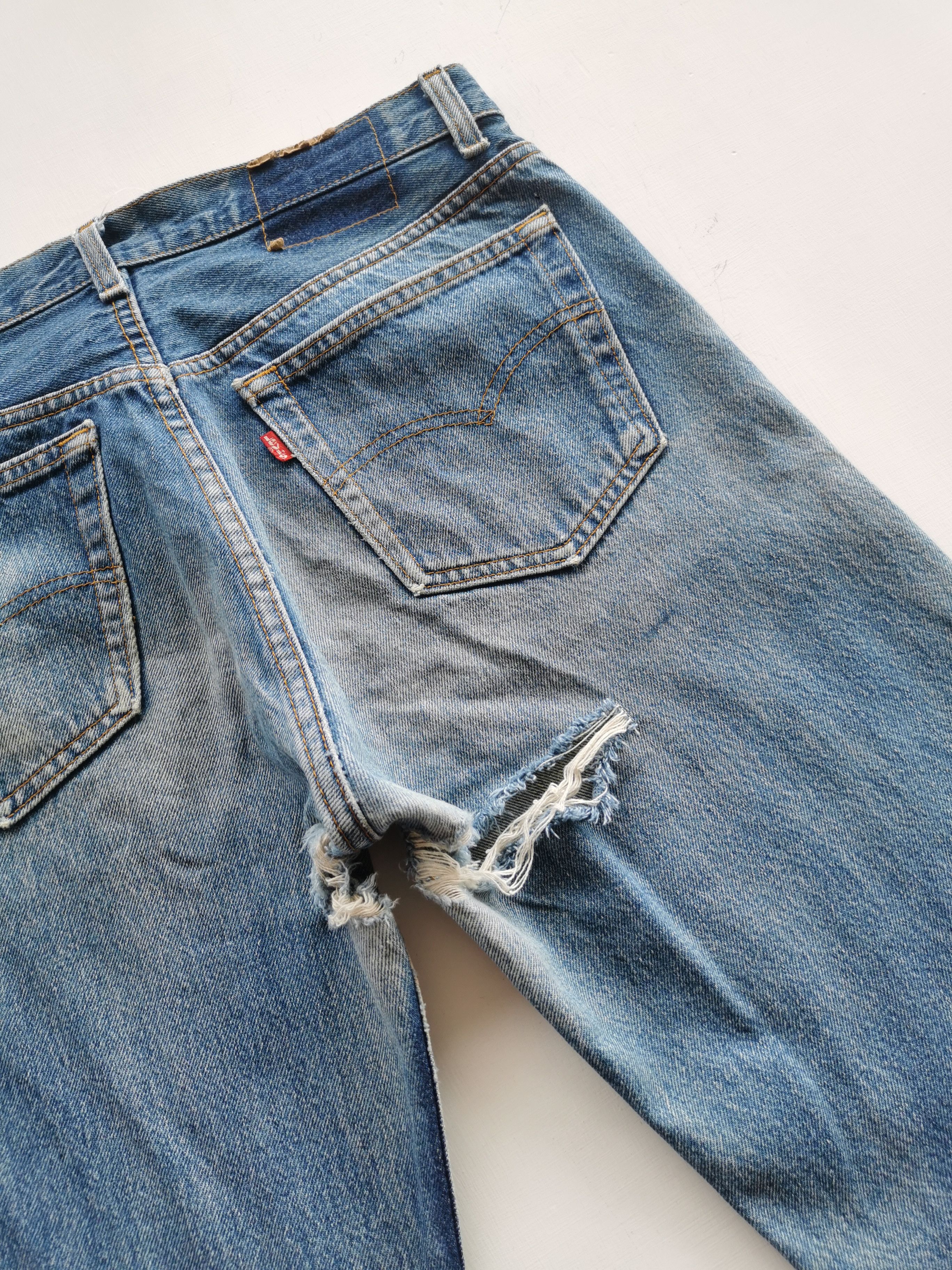 Levi's Vintage 90s Levis 501 Damage Jeans Size US 32 / EU 48 - 7 Thumbnail