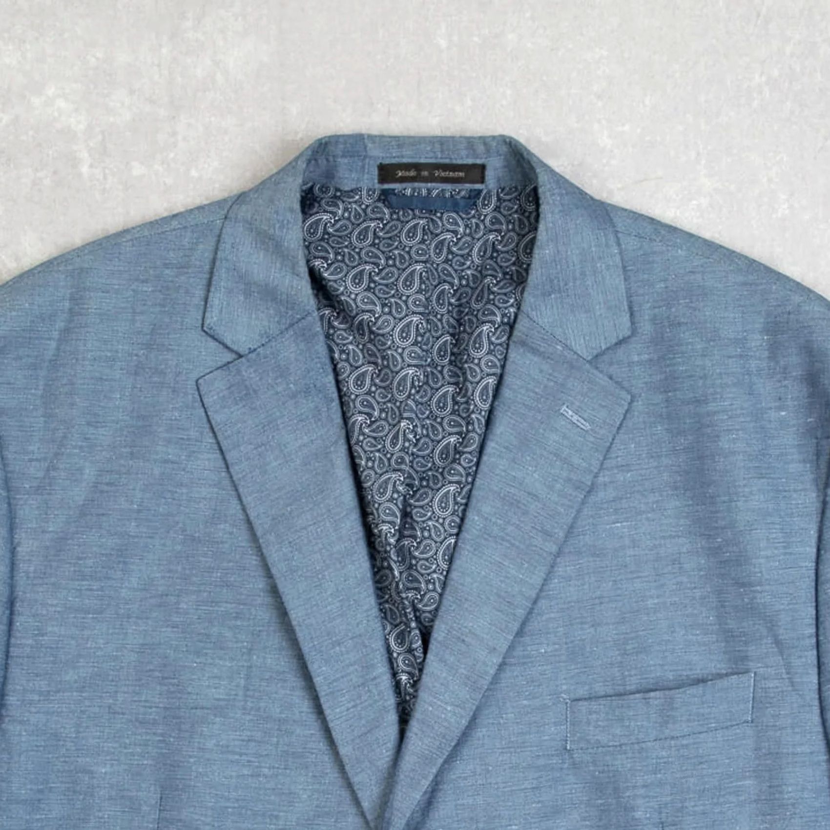 Chaps VINTAGE Chaps Jacket Blazer Suit X-Large Blue Prep 1990s Men's Size 50R - 3 Thumbnail