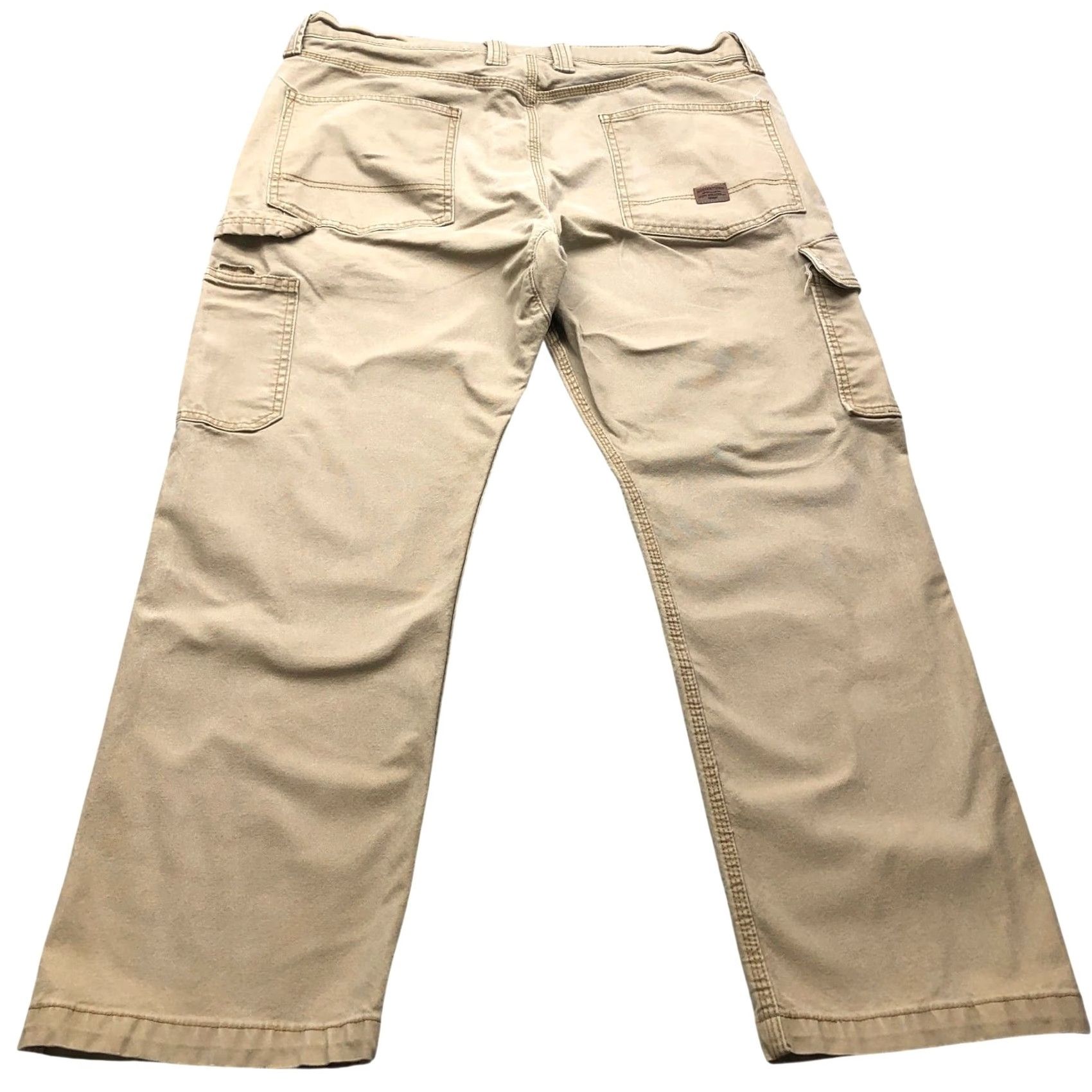 Levi's Signature By Levi's Carpenter Cargo Hiking Pants Mens 38x30 Brown Size US 38 / EU 54 - 5 Thumbnail