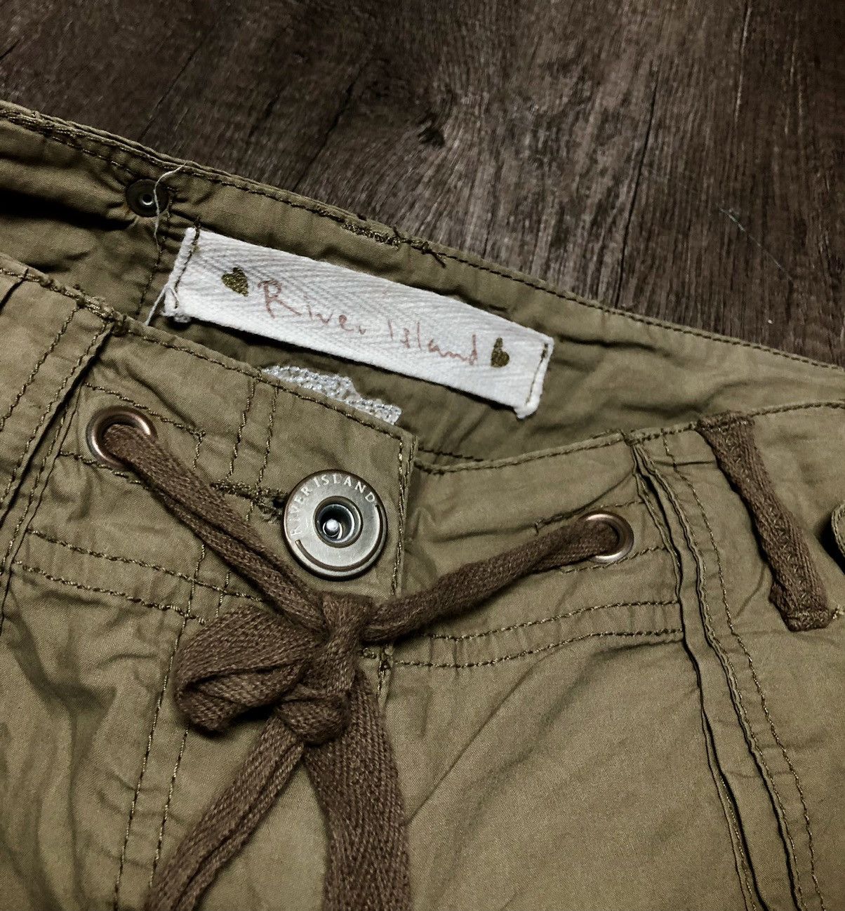 Japanese Brand × River Island River Island Cargo Pants Big Logo Dragon Sukajan Design Size US 32 / EU 48 - 17 Thumbnail