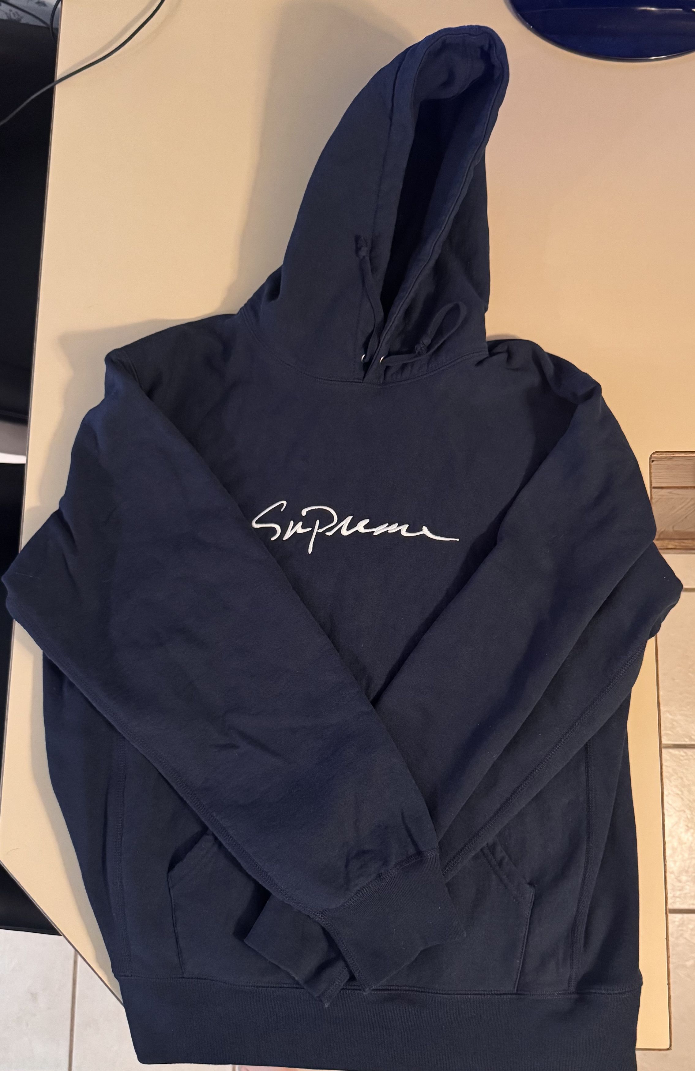 Supreme Classic Script Hoodie | Grailed