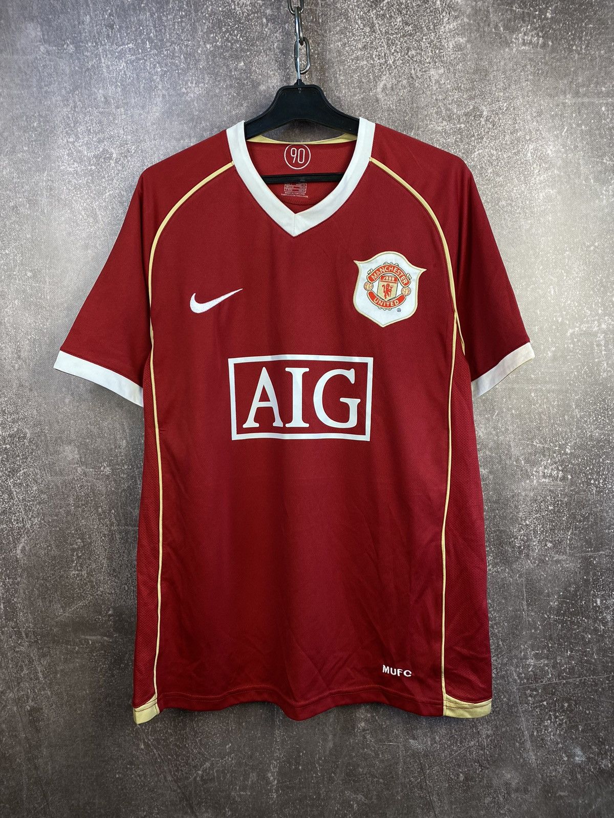 Manchester United × Nike Nike Manchester United AIG Soccer Jersey