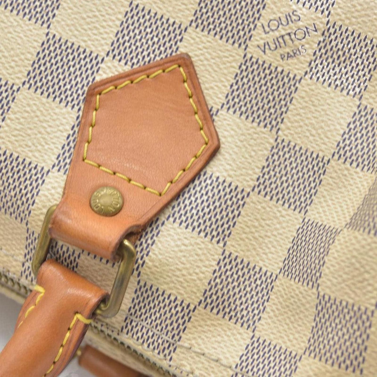 Louis Vuitton Louis Vuitton Damier Azur Speedy Bandouliere 30 DU1103 Size ONE SIZE - 9 Thumbnail
